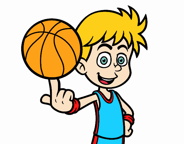 Jugador de baloncesto junior