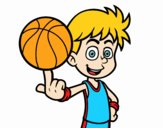 Jugador de baloncesto junior