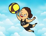 Jugadora de voleibol