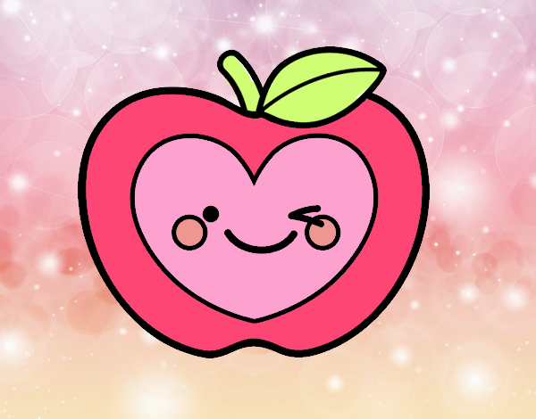 Manzana corazón