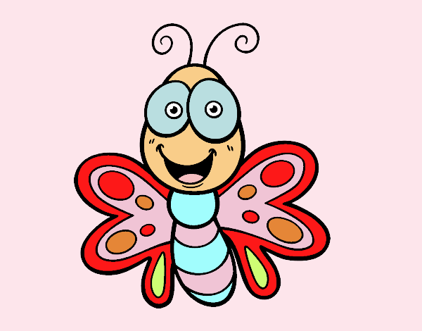 Mariposa sonriente