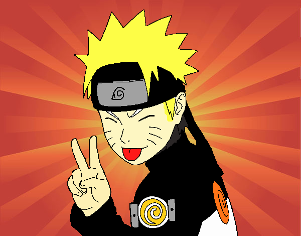 Naruto sacando lengua