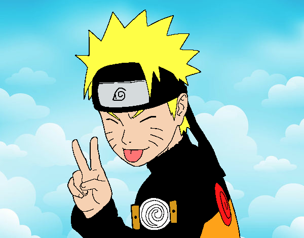 Naruto sacando lengua