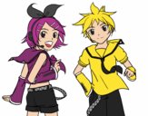 Rin y Len Kagamine Vocaloid