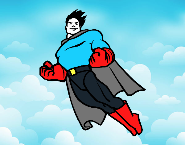 Superman volando