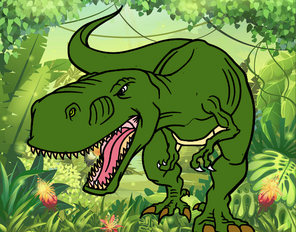 Dibujo de Tiranosaurio Rex enfadado pintado por en  el día  11-03-22 a las 03:28:29. Imprime, pinta o colorea tus propios dibujos!