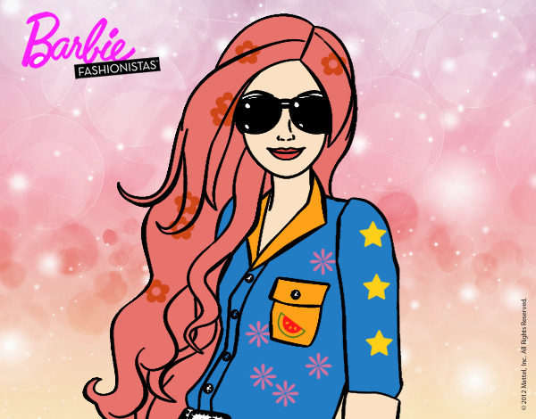 Barbie con gafas de sol