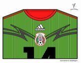 Camiseta del mundial de fútbol 2014 de México