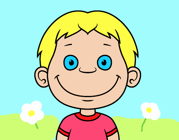 clipart de cara de niño pequeño