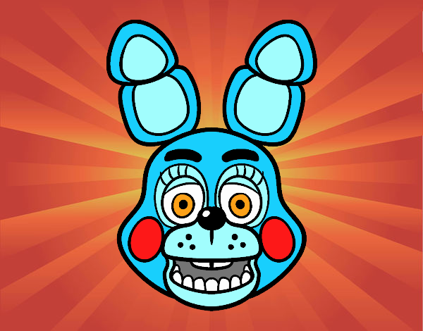 Cara de Toy Bonnie de Five Nights at Freddy's