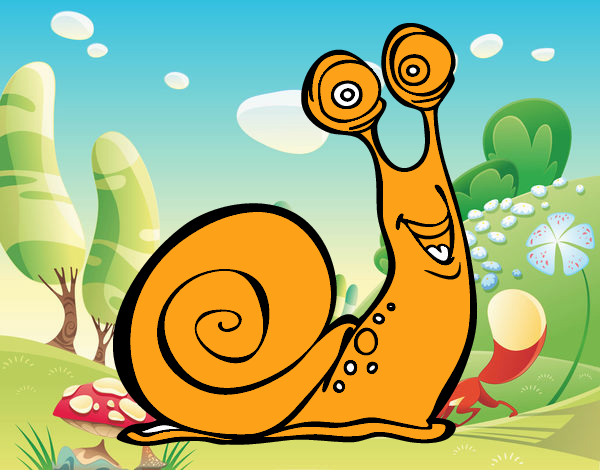 Caracol feliz