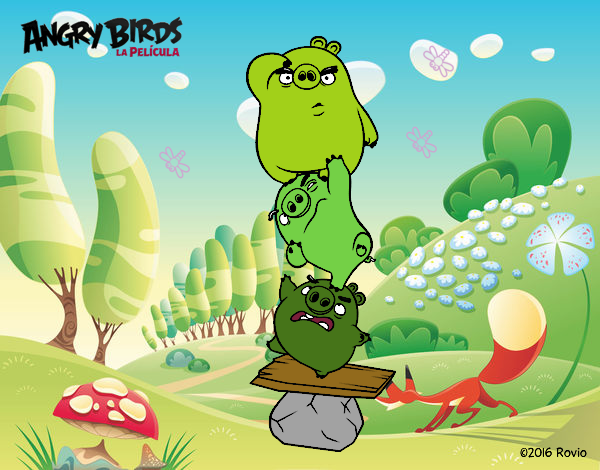 Cerdos verdes de Angry Birds