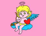 Cupido en una nube