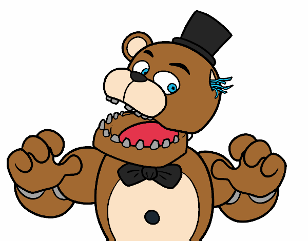 Dibujo de Freddy de Five Nights at Freddy's pintado por en  el  día 16-03-22 a las 18:02:15. Imprime, pinta o colorea tus propios dibujos!