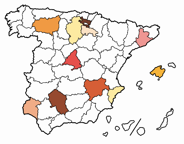 Las provincias de España