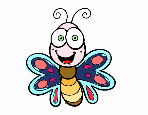 Mariposa sonriente