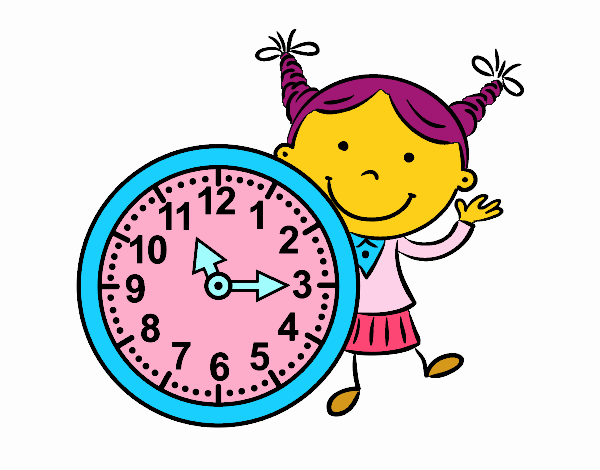 Niña con reloj