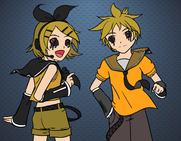 Rin y Len Kagamine Vocaloid