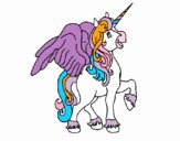 Unicornio con alas