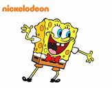 Bob Esponja saludando