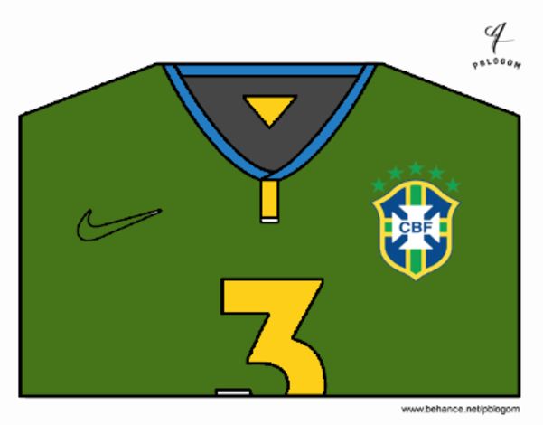 Camiseta del mundial de fútbol 2014 de Brasil