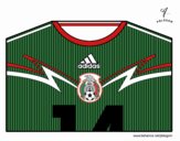 Camiseta del mundial de fútbol 2014 de México