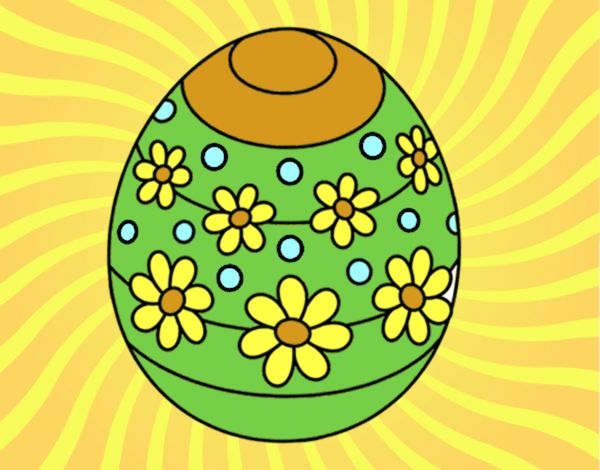 Huevo de Pascua de primavera