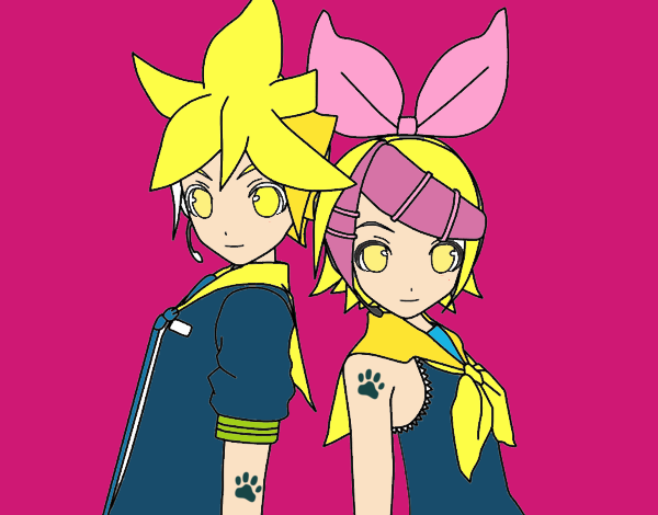 Len y Rin Kagamine Vocaloid