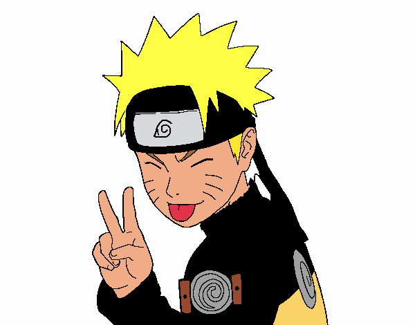 Naruto sacando lengua