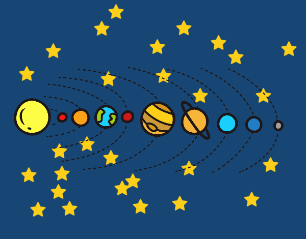 Dibujo de Sistema solar pintado por en Dibujos.net el día 12-03-23