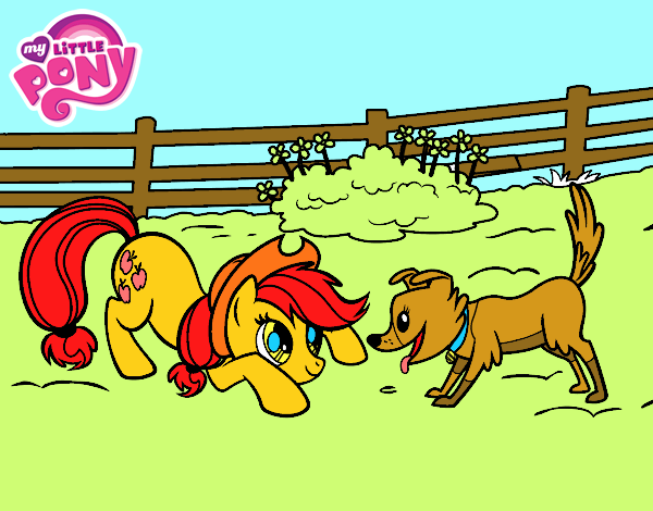 Applejack y Winona