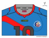 Camiseta del mundial de fútbol 2014 de Costa Rica