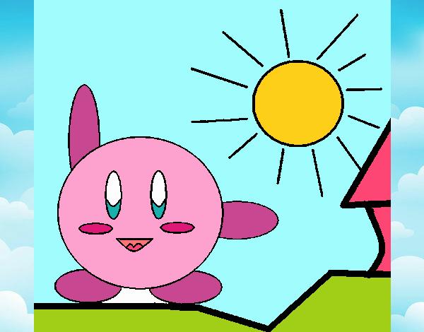 Kirby en un día soleado