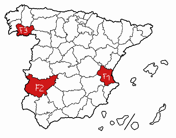 Las provincias de España