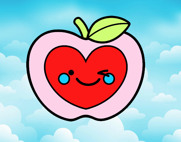 Manzana corazón