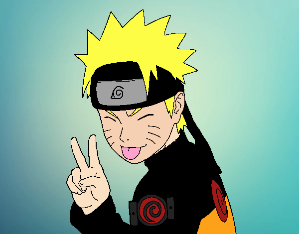 Naruto sacando lengua