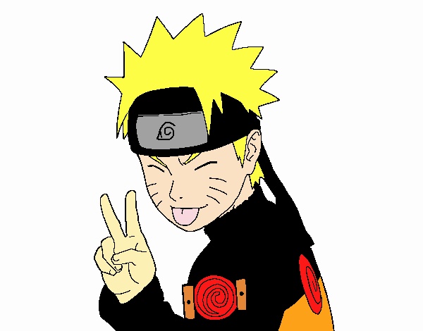 Naruto sacando lengua