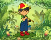 Niño pescador