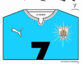 Camiseta del mundial de fútbol 2014 de Uruguay