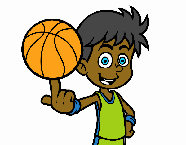 Jugador de baloncesto junior