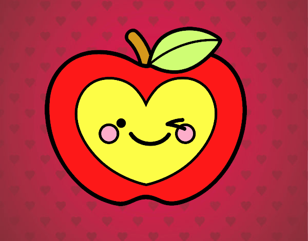 Manzana corazón