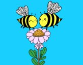 Pareja de abejas