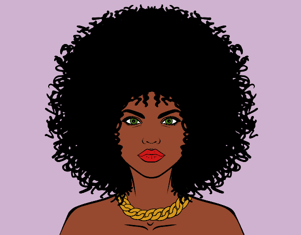 Peinado afro