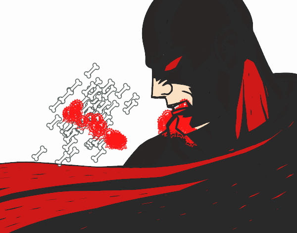 Dibujo de Batman . Exe pintado por en  el día 07-04-22 a las  15:03:59. Imprime, pinta o colorea tus propios dibujos!