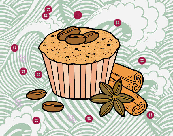 Cupcake de café