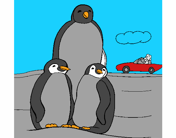 Familia pingüino