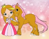 Princesa y unicornio