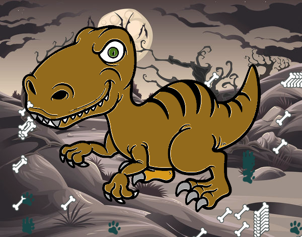 Dinosaurio velociraptor