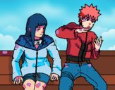 Hinata y Naruto