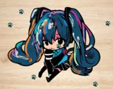 Miku Chibi vocaloid